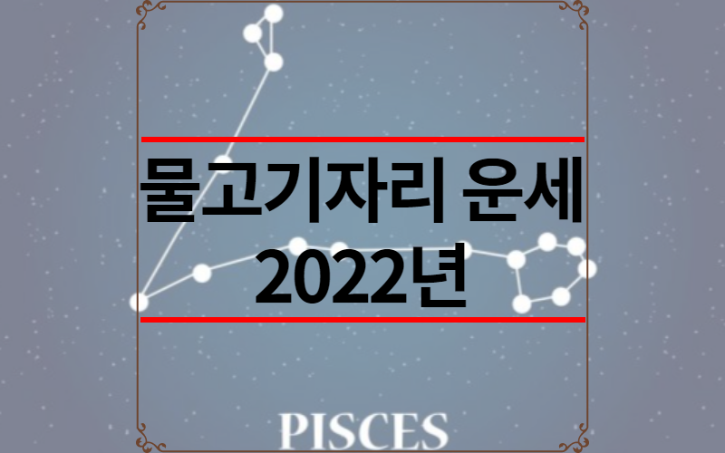 물고기 자리 운세 2022년