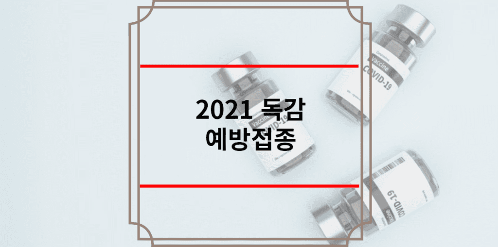 2021 독감 예방접종