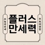플러스 만세력