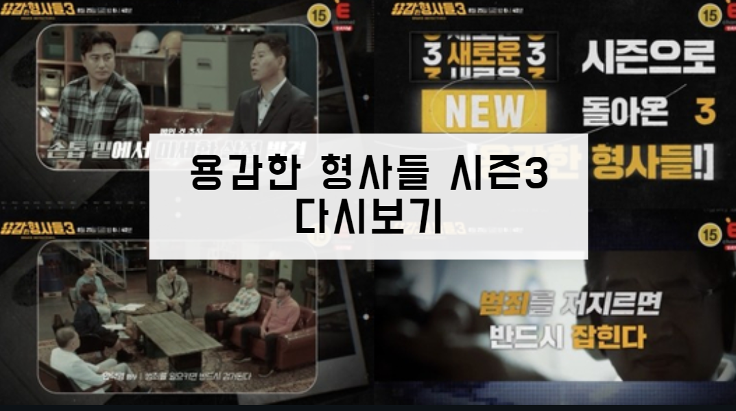 용감한 형사들 시즌3 다시보기