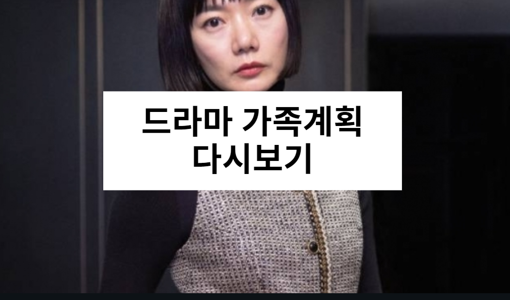 드라마 가족계획 다시보기