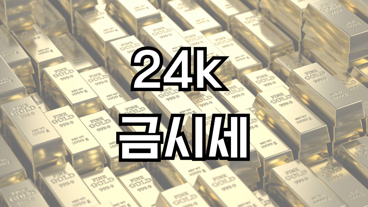 24k 금시세