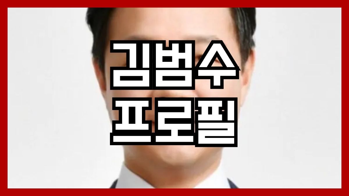 김범수 프로필