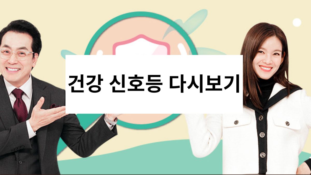 건강 신호등 다시보기