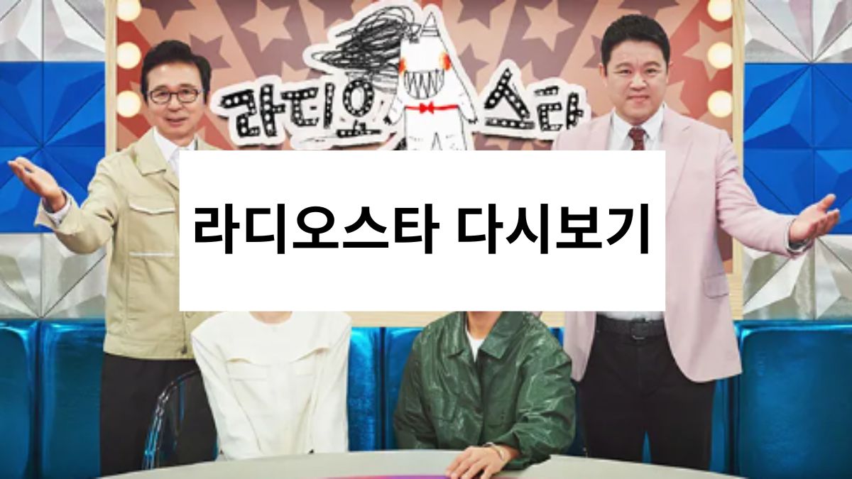 라디오스타 다시보기