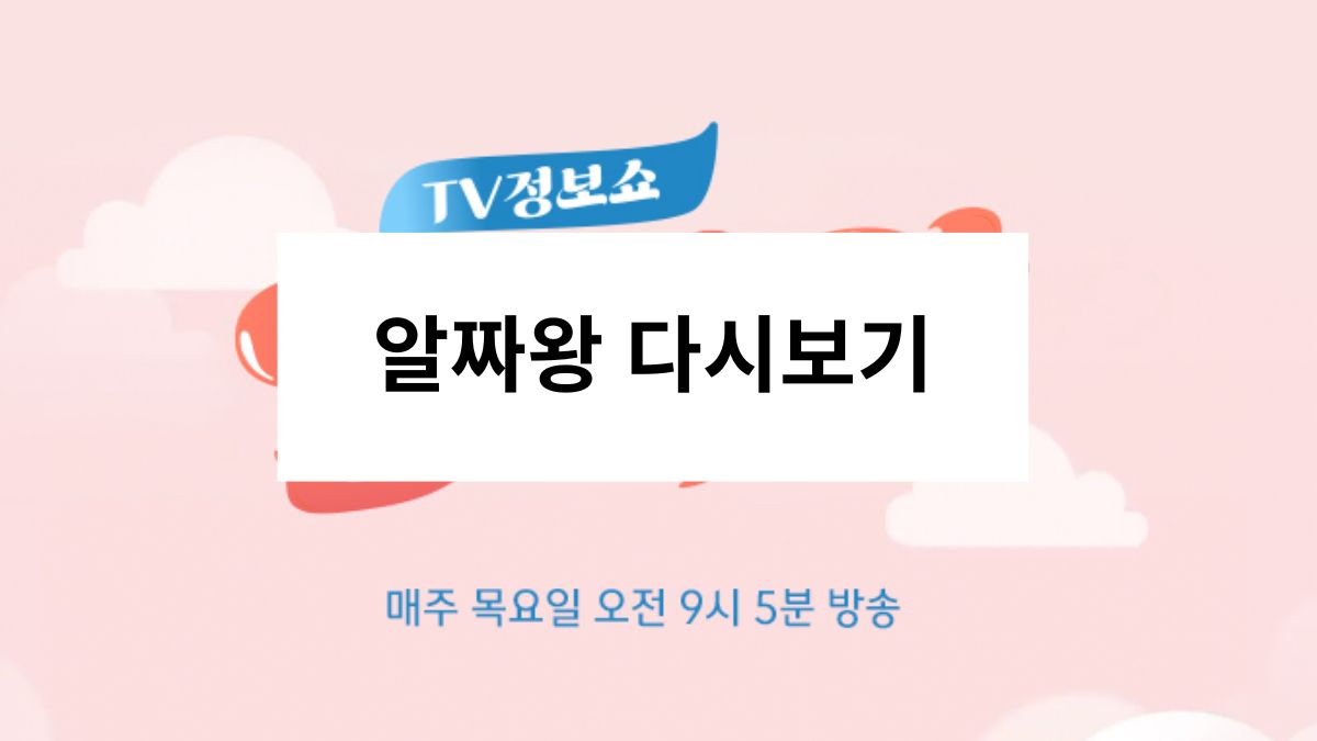 알짜왕 다시보기