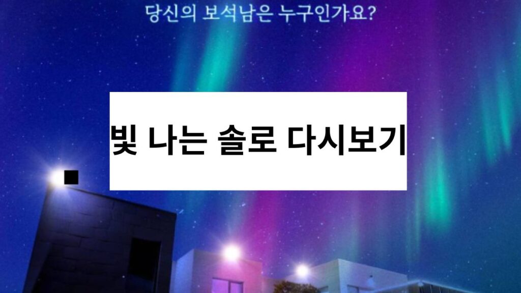 빛 나는 솔로 다시보기