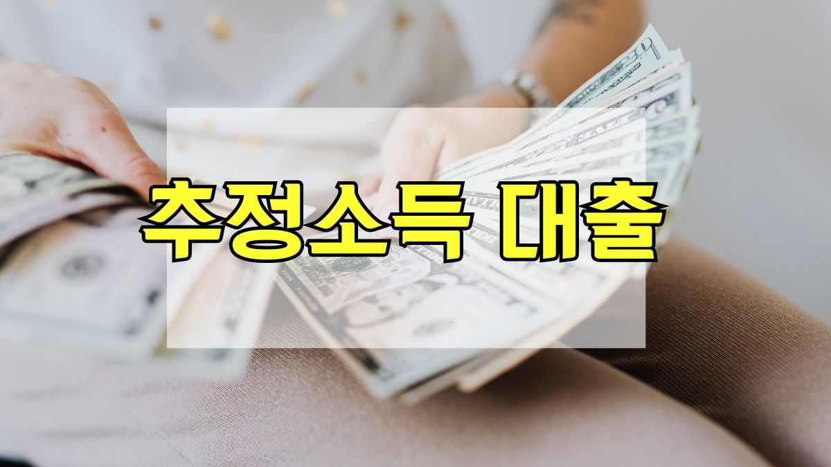 추정소득 대출