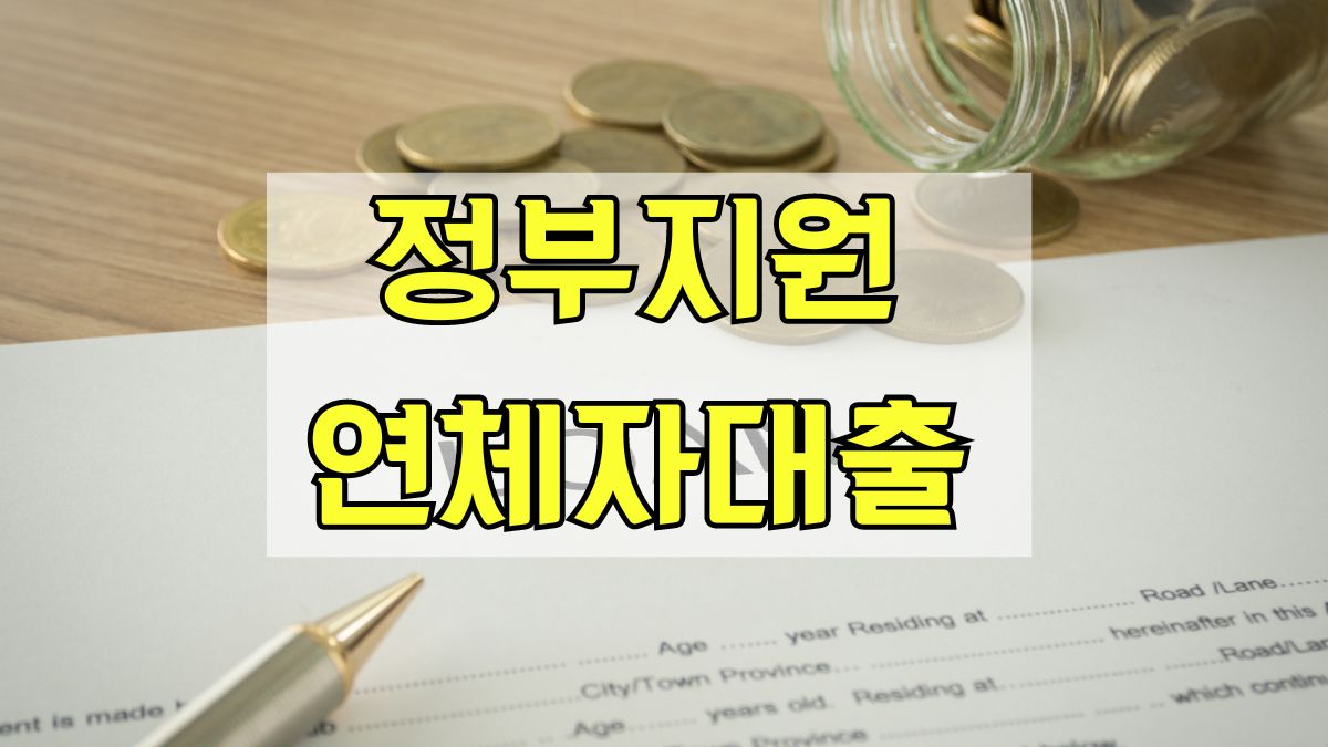 정부지원 연체자대출