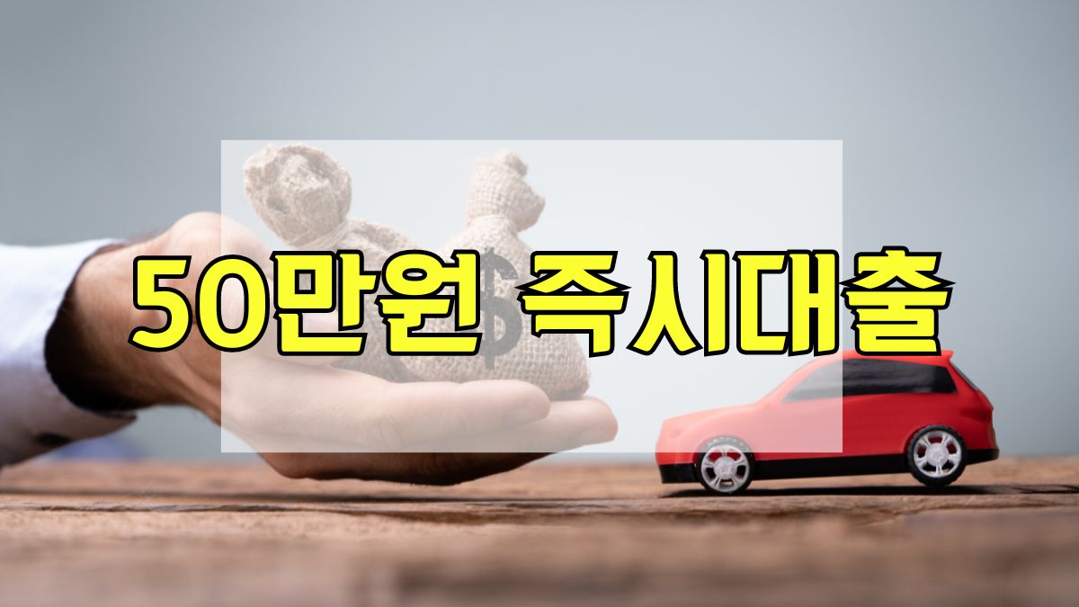 50만원 즉시대출