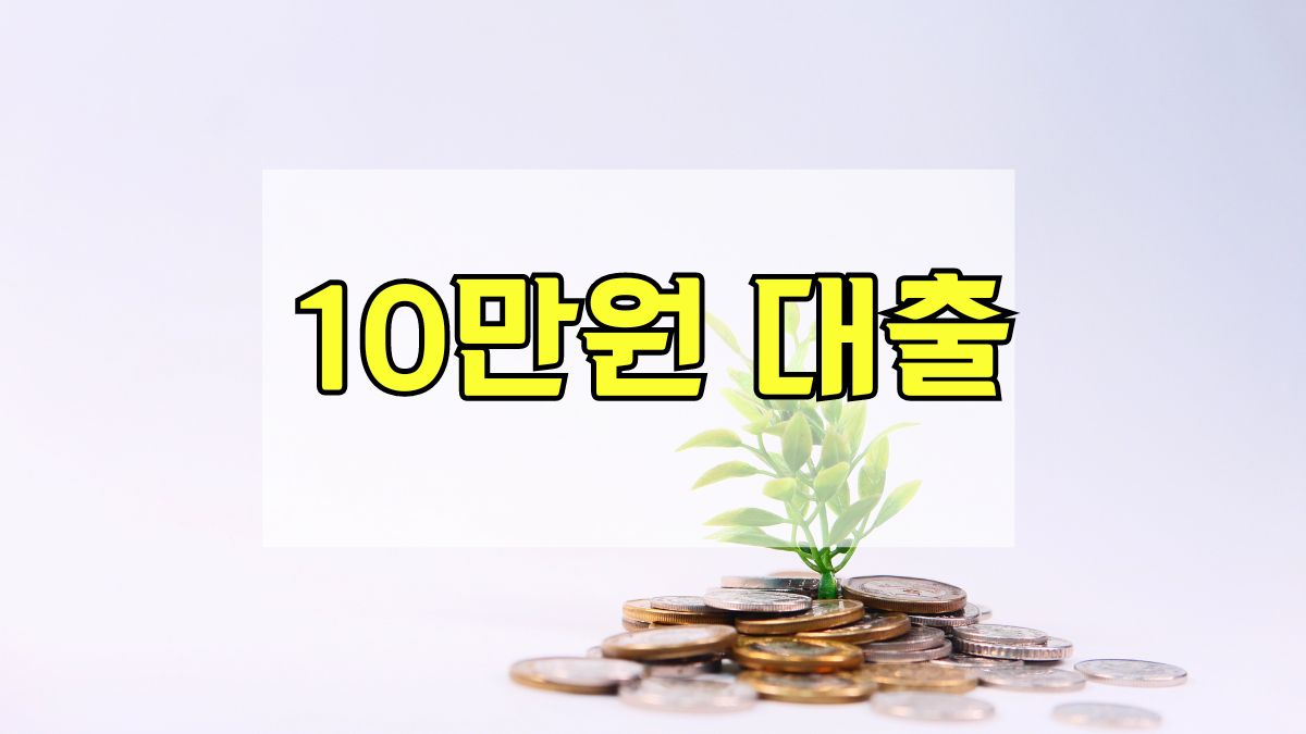 10만원 대출