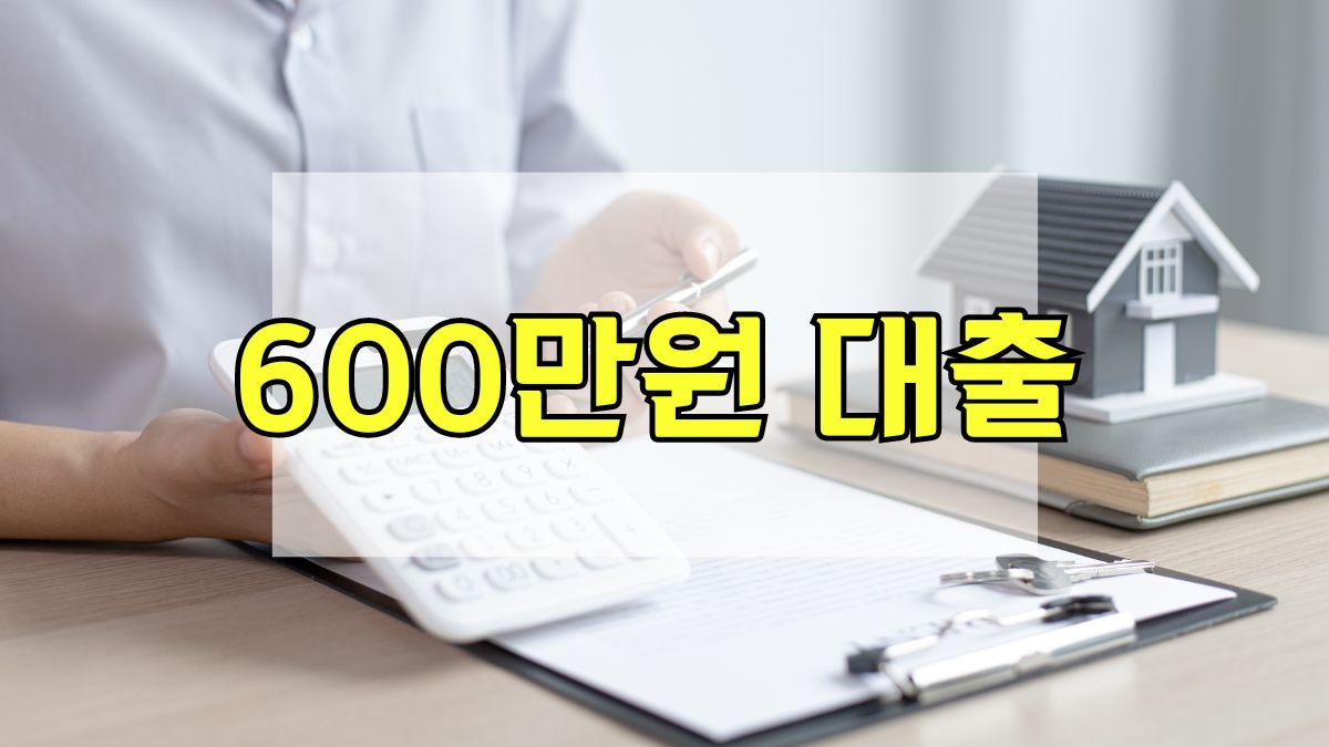 600만원 대출