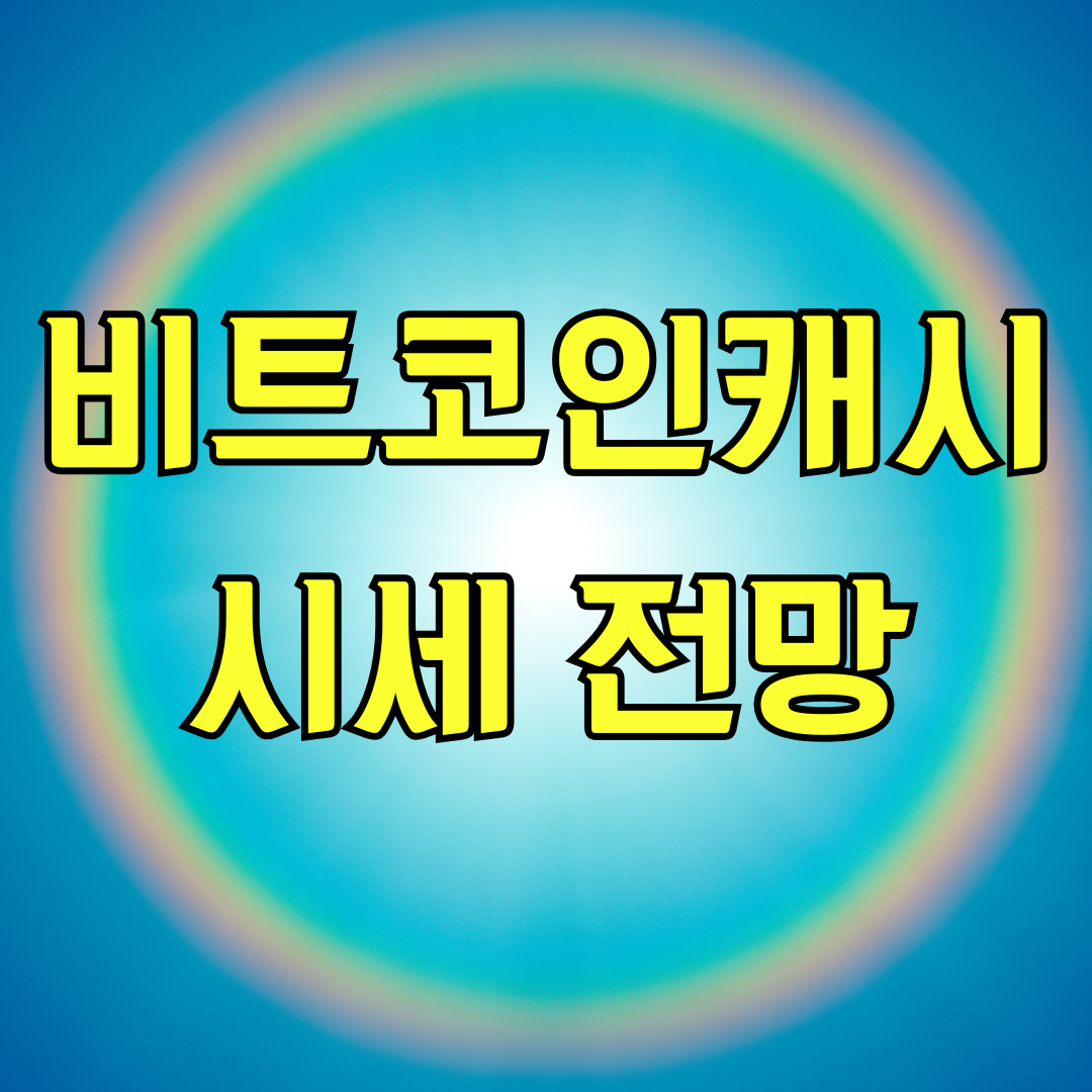 비트코인캐시 시세 전망