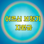 어르신 보청기 지원금