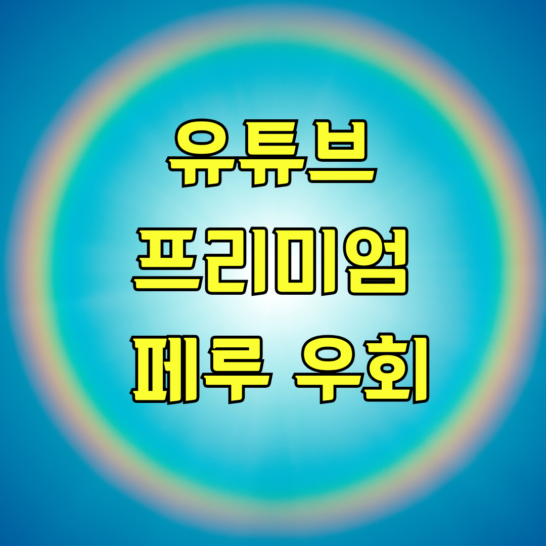 유튜브 프리미엄 페루 우회