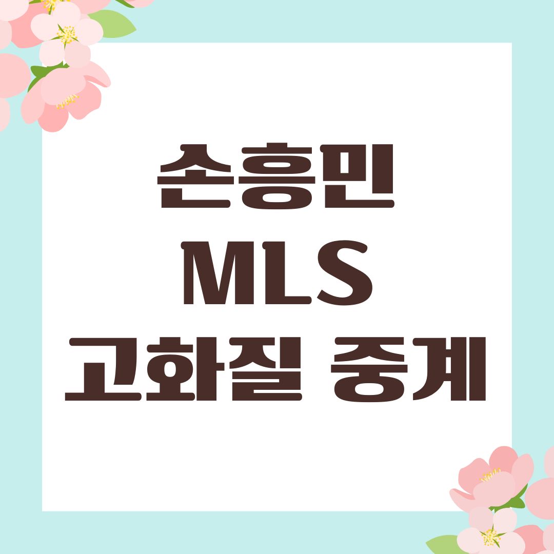 손흥민 MLS 고화질 중계